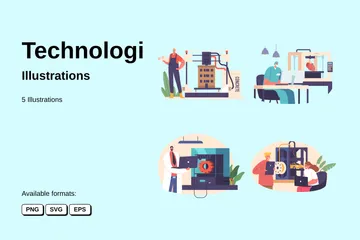 Technologien Illustrationspack