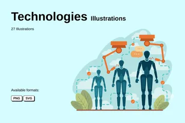 Technologien Illustrationspack