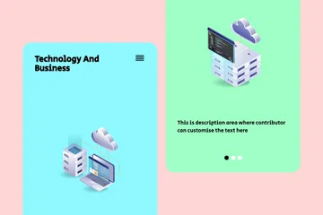 Technology And Business Illustration Pack