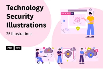 Technology Security Illustration Pack