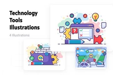 Technology Tools Illustration Pack