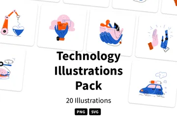 Tecnología Paquete de Ilustraciones