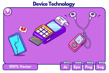 Tecnología del dispositivo Paquete de Ilustraciones