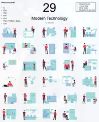 Tecnología moderna Paquete de Ilustraciones