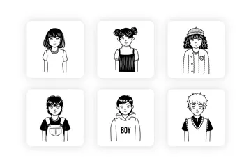 Teens Character Illustration Pack