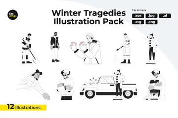 Temps glacial Pack d'Illustrations