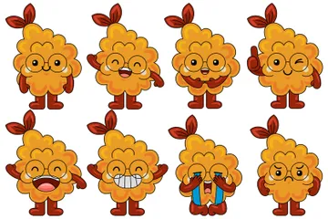 Mascotte de tempura Pack d'Illustrations