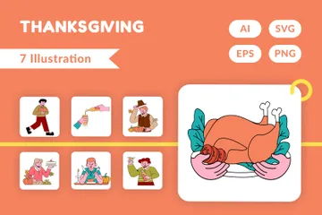 Thanksgiving Illustration Pack