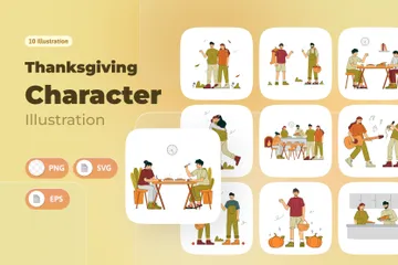 Thanksgiving Illustration Pack