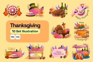 Thanksgiving Illustration Pack