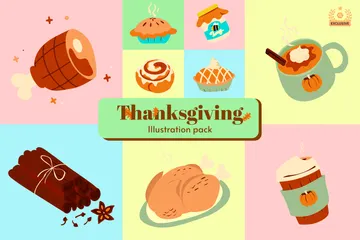 Thanksgiving Illustration Pack