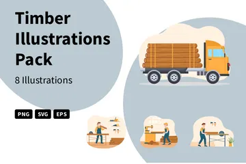 Timber Illustration Pack