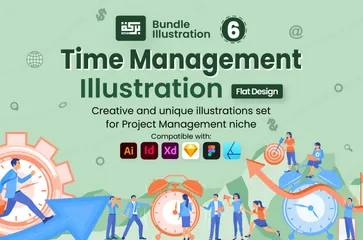 Time Management 1 Illustration Pack