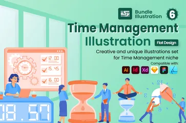 Time Management 2 Illustration Pack