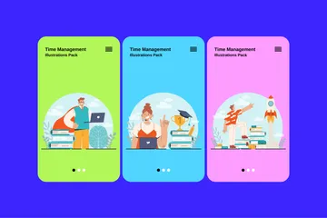 Time Management Illustration Pack