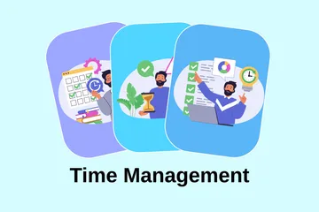 Time Management Illustration Pack