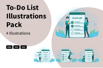 To-Do List Illustration Pack