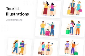 Tourist Illustration Pack