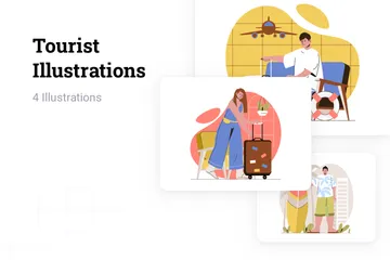 Touristique Pack d'Illustrations