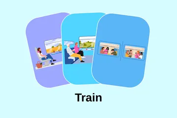 Train Illustration Pack