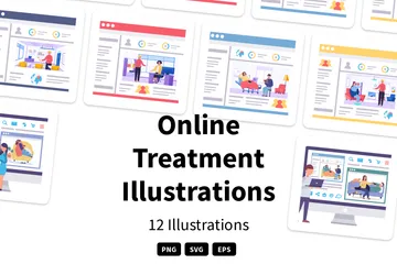 Traitement en ligne Pack d'Illustrations