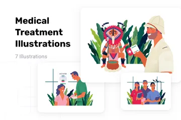 Traitement médical Pack d'Illustrations