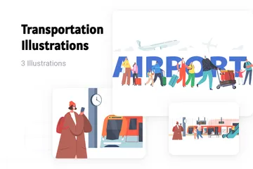 Transport Pack d'Illustrations