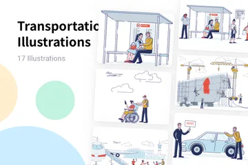 Transport Illustrationspack