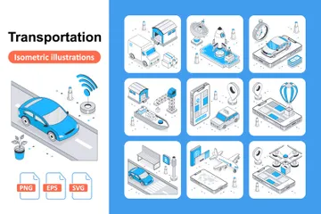 Transportation Illustration Pack