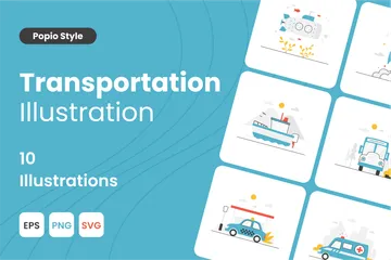 Transportation Illustration Pack