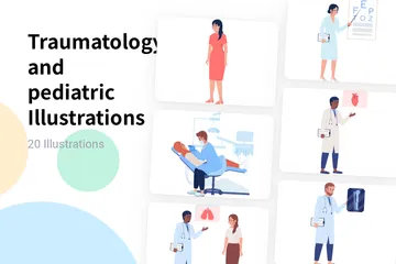 Traumatology And Pediatric Illustration Pack