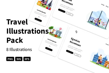 Travel Illustration Pack