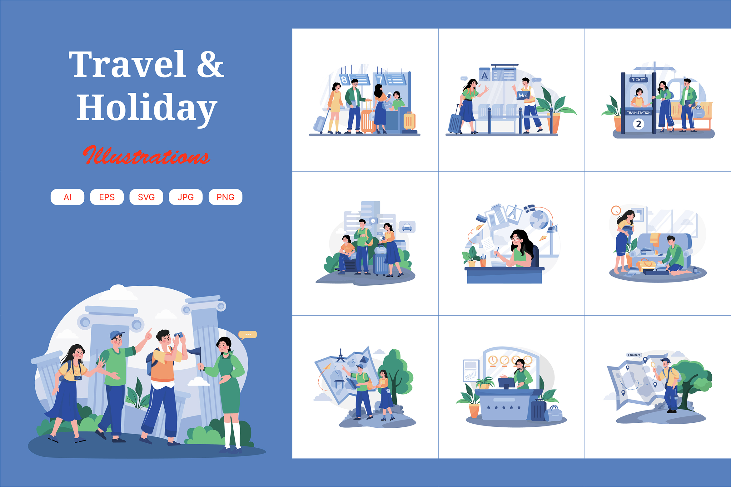 travel illustration download