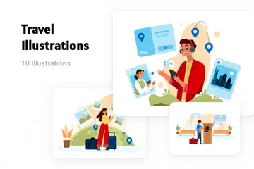 Travel Illustration Pack