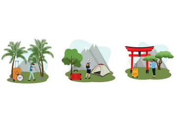 Travel Illustration Pack