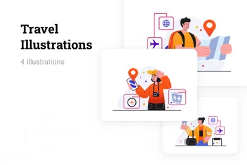 Travel Illustration Pack