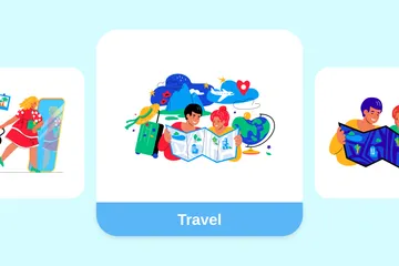 Travel Illustration Pack