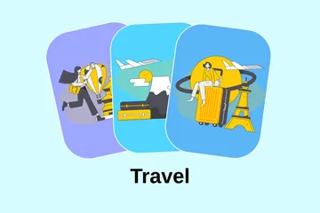 Travel Illustration Pack