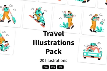 Travel Illustration Pack