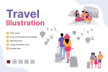 Travel Illustration Pack