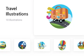 Travel Illustration Pack