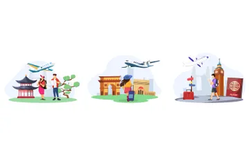 Travel Illustration Pack