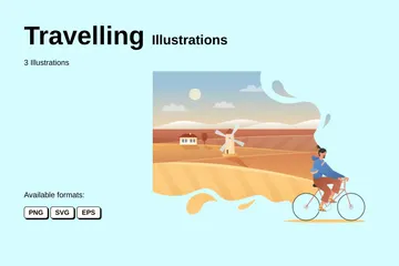 Travelling Illustration Pack