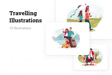 Travelling Illustration Pack