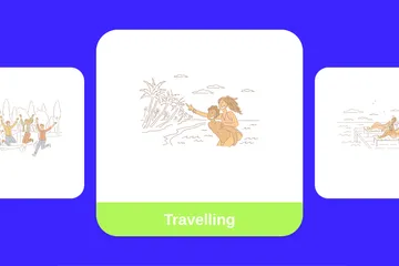 Travelling Illustration Pack