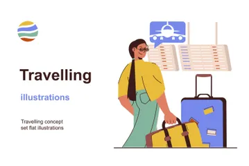 Travelling Illustration Pack