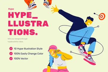 Hype Illustration Pack