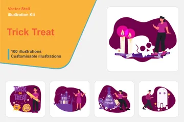 Trick Or Treat Illustration Pack