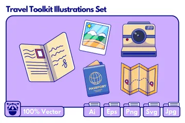 Trousse à outils de voyage Pack d'Illustrations