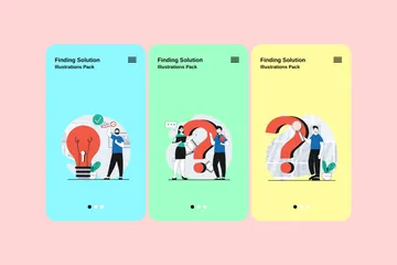 Trouver une solution Pack d'Illustrations